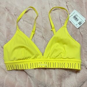 lululemon athletica Vibrant Yellow Sports Bra